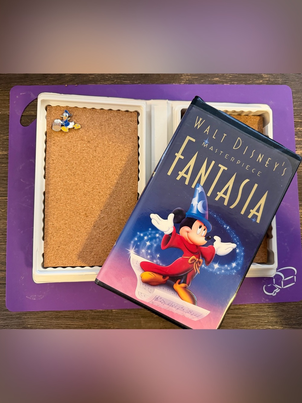 Vintage Disney Fantasia VHS Pin Board